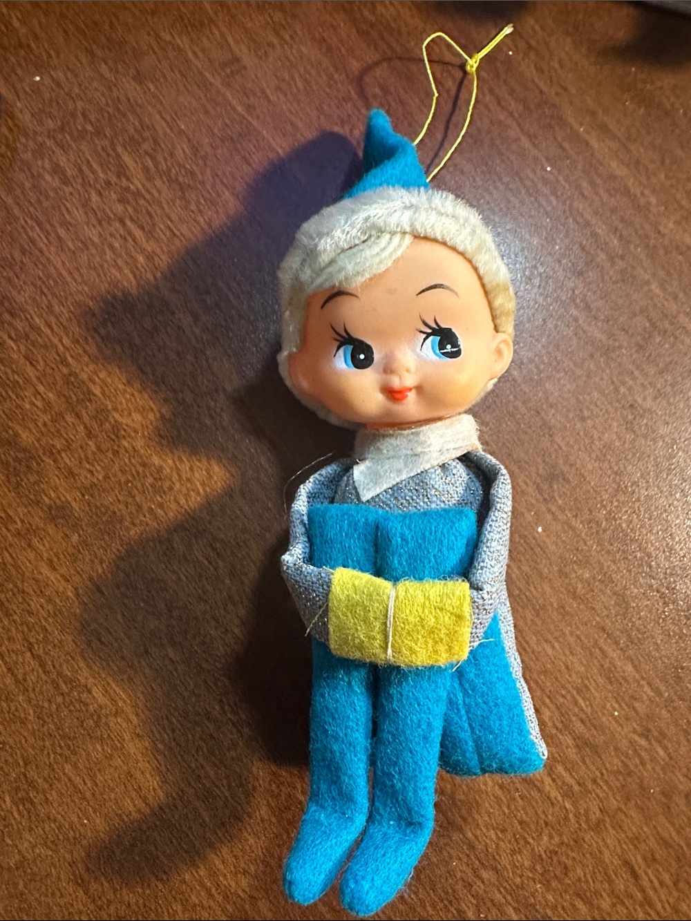 Vintage Christmas Knee Hugger Elf Pixie Santa's Helper